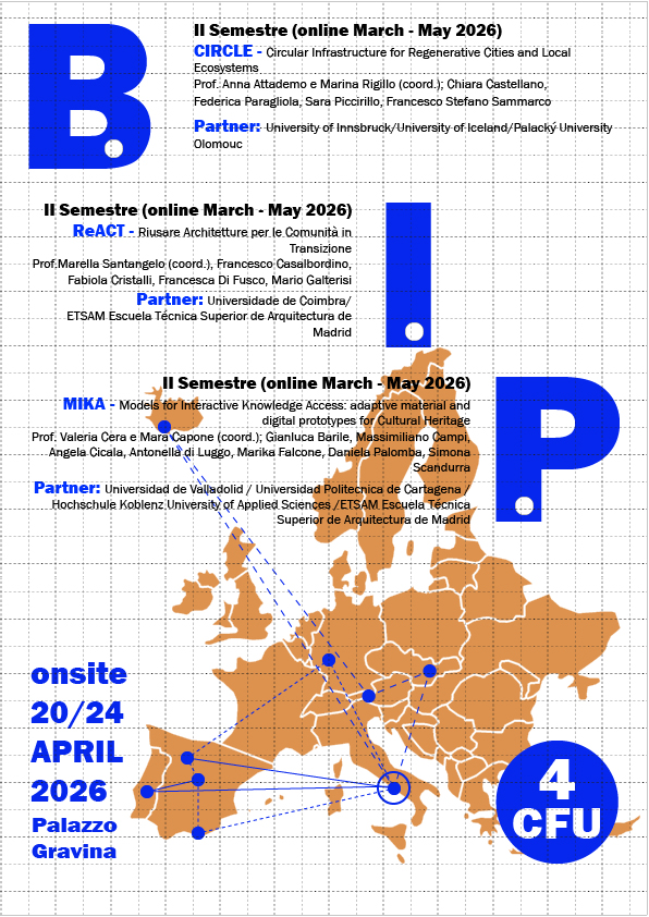 SONO APERTE lE iSCRIZIONI pER IL nUOVO BIP dI GOVERNING URBAN METABOLISM, SRT!